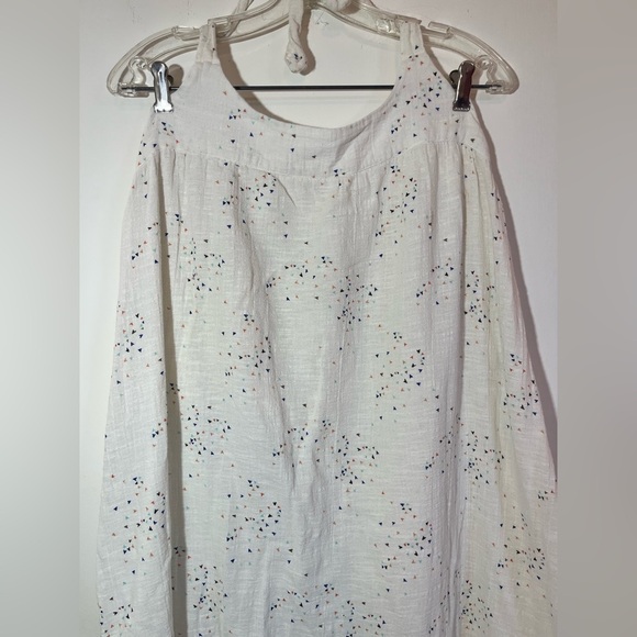 O' Neill Halter Maxi Dress Size Large 100% Cotton With Speckle Print - Picture 2 of 9